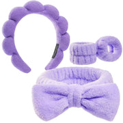 Luxury Spa Headband & Wristband Set